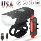 Rainproof USB Rechargeable LED Bike Lights